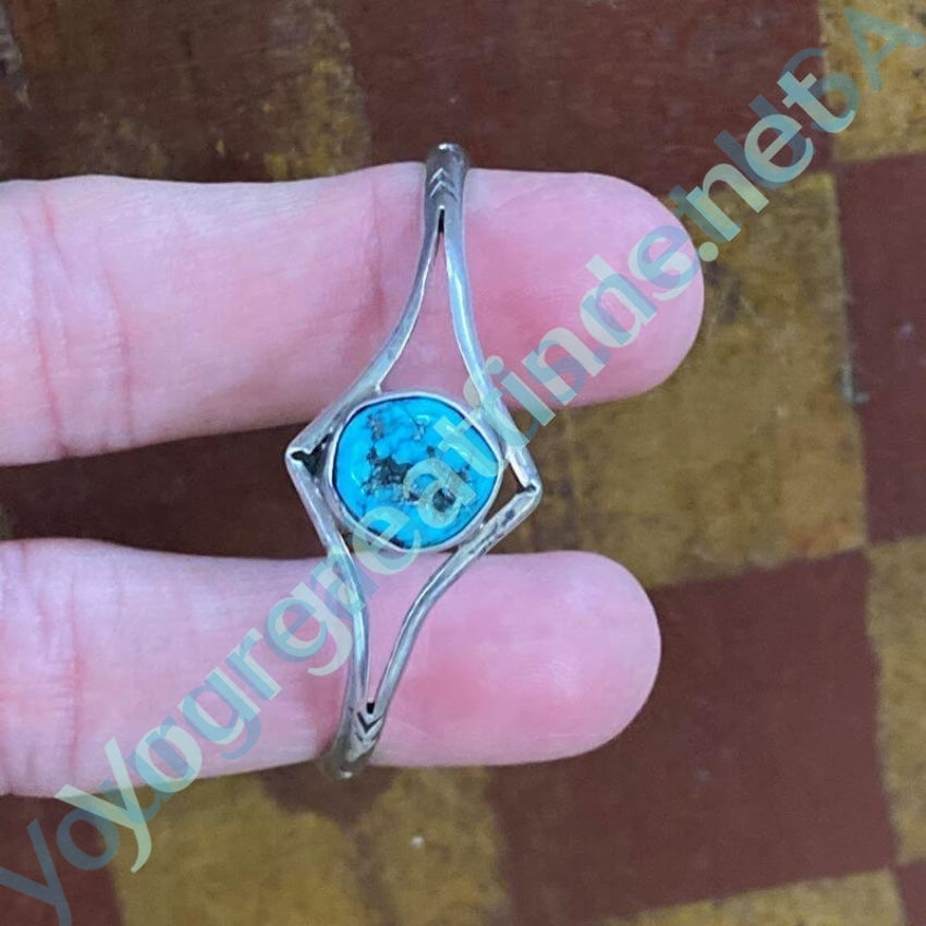 Child's Spider Web Turquoise Bracelet in Sterling Silver Yourgreatfinds