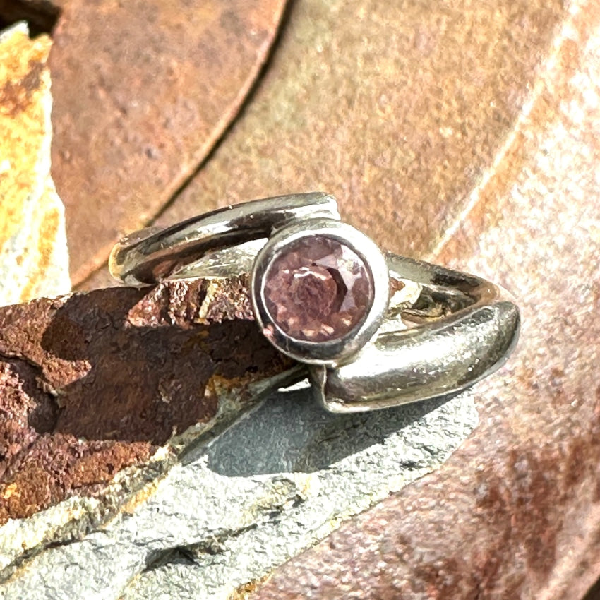 Victorian hotsell Amethyst Sterling Solitaire Ring