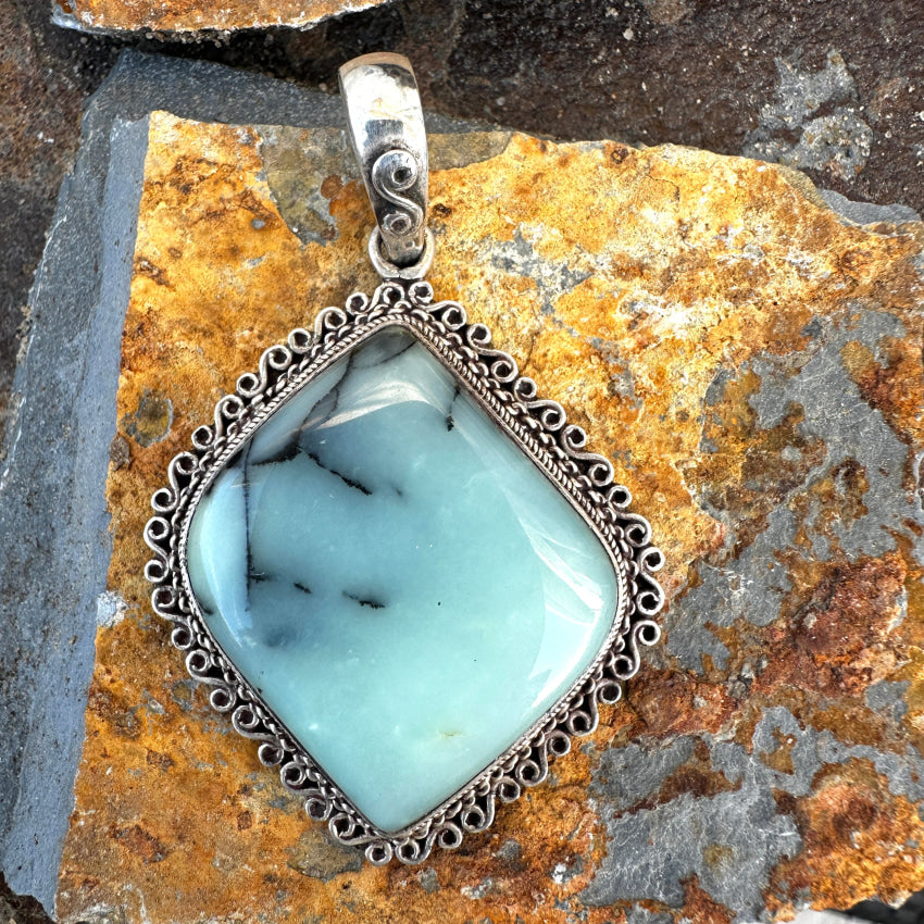 Offers Sterling Agate Pendant