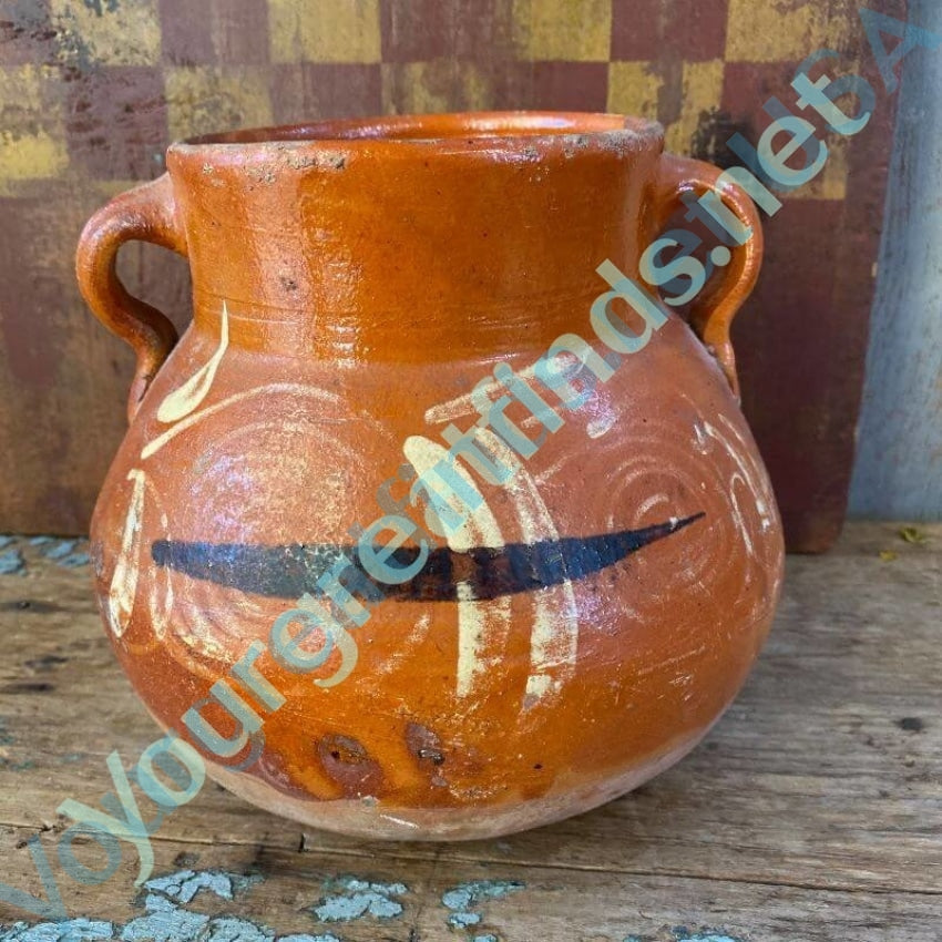 Old Mexican Terracotta Double Handled Pot Yourgreatfinds