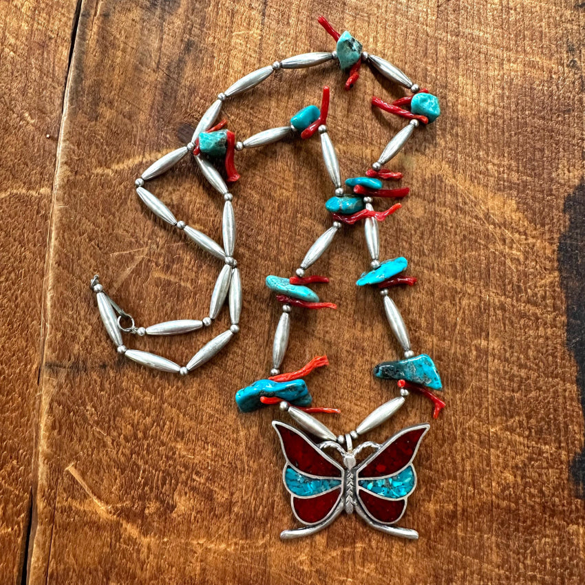 Vintage Southwestern Butterfly buy Pendant