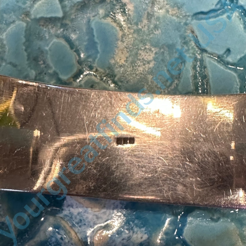 Sterling Silver Turquoise Gemstone Confetti Cuff Bracelet