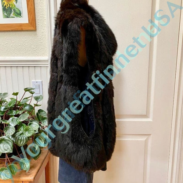 Andrew marc 2024 fur vest