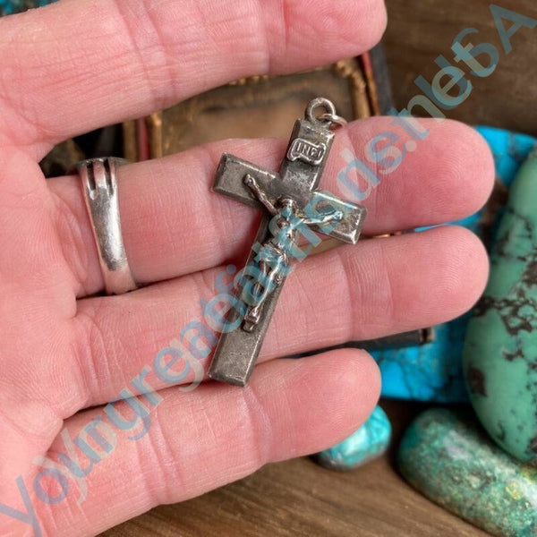 Vintage crucifix store necklace