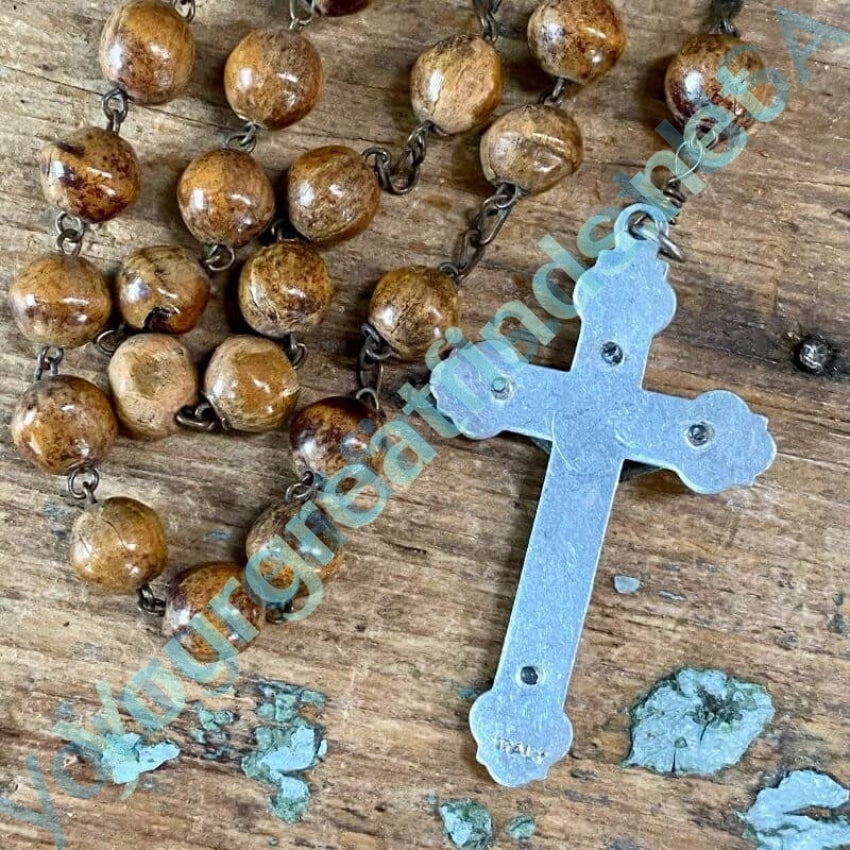 Vintage Olive Pit Rosary Yourgreatfinds