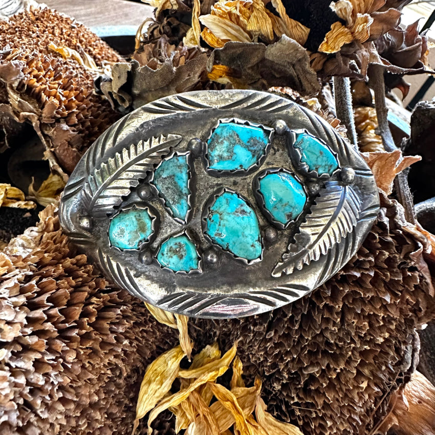 Turquoise online Belt Buckle