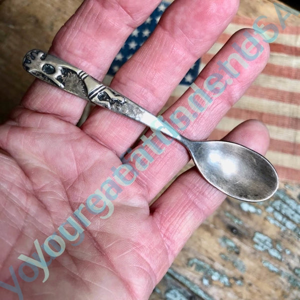 Vintage Sterling Silver Baby Spoon Navajo Don Platero