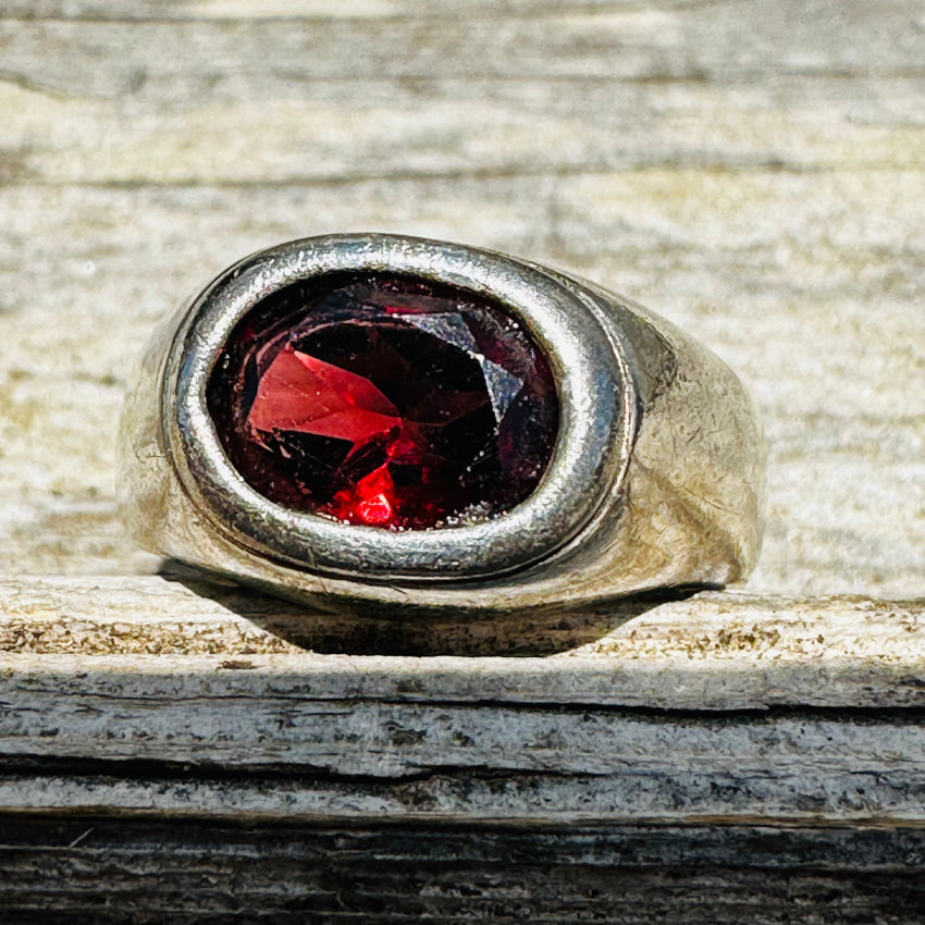 Garnets in Sterling retailer Silver