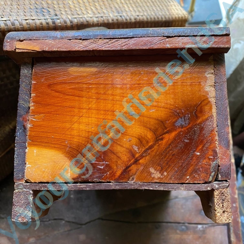 Vintage Wood Shop Project Mini Cedar Table Top Chest Yourgreatfinds