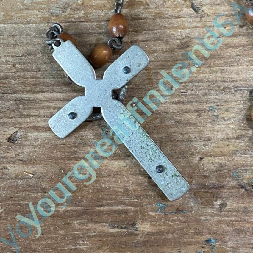 Vintage Wooden Bead Rosary Yourgreatfinds