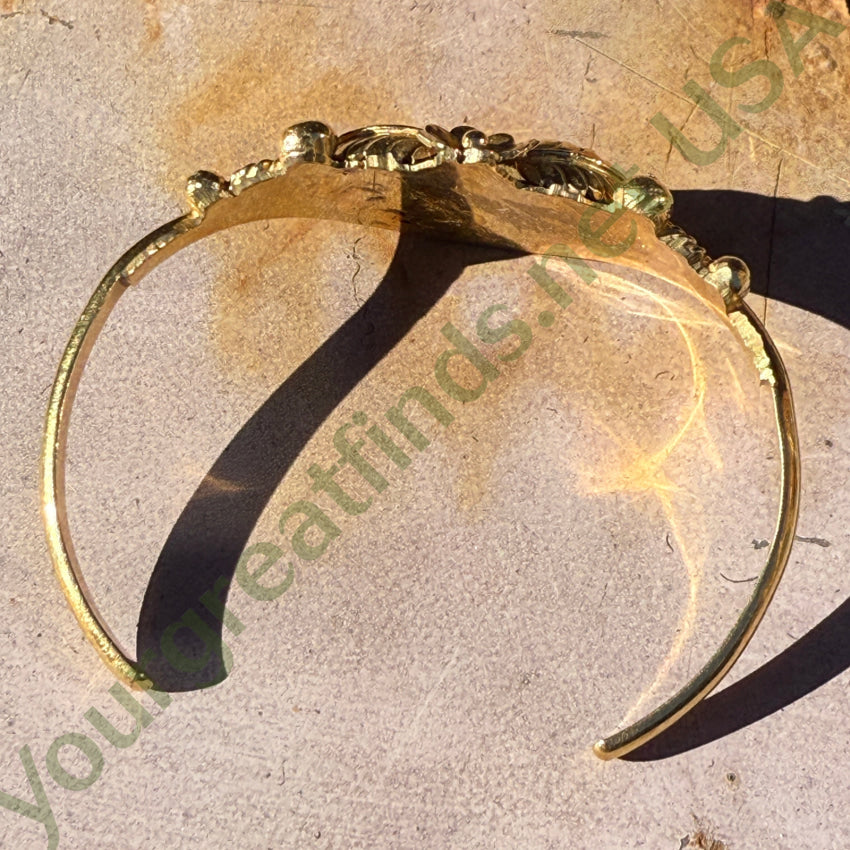 1/20 12Kt Gold Filled Navajo Bracelet No. 8 Turquoise Signed bracelet