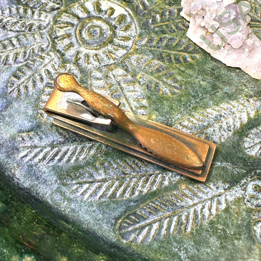 1950S Solid Copper Thunderbird Tie Bar
