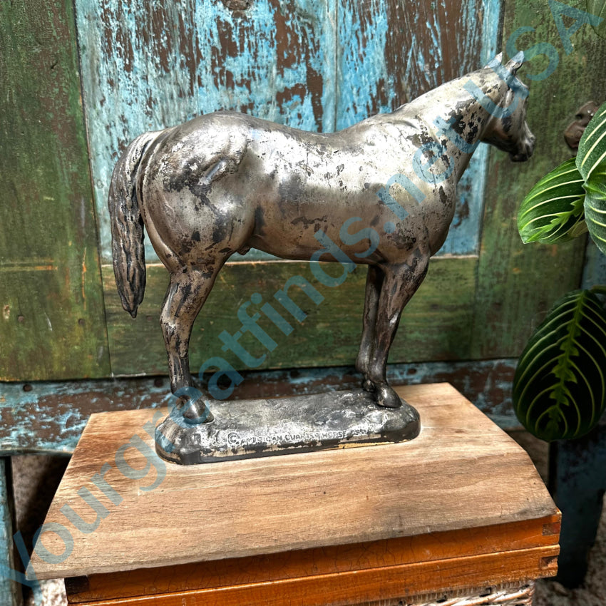 1968 Aqha Grand Champion Gelding Horse Trophy Trophy