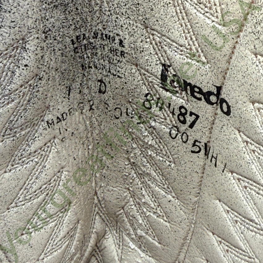 1970s Men’s Laredo Boots Black & Hunter Green 11 western boots