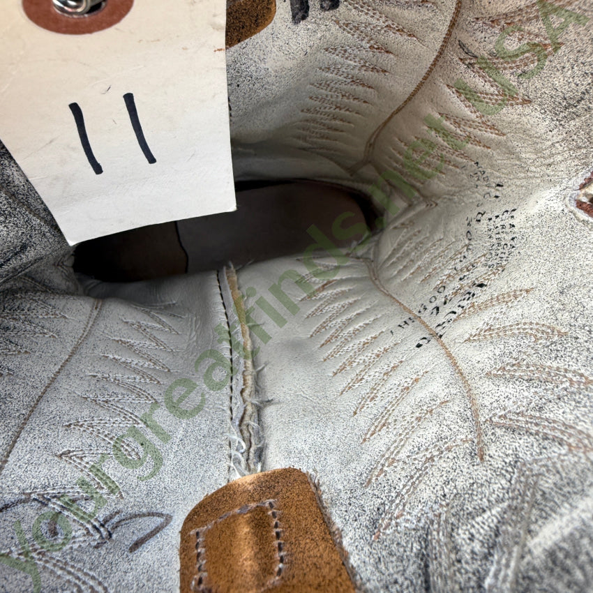 1970s Men’s Laredo Boots Black & Hunter Green 11 western boots