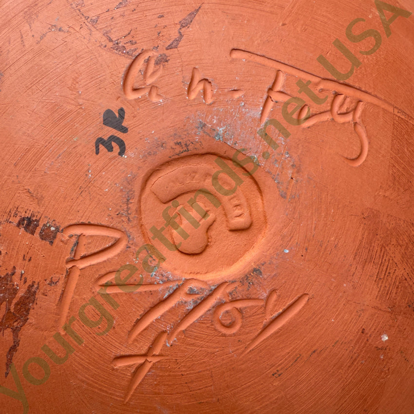 1984 Foltz Redware Bunny Charger