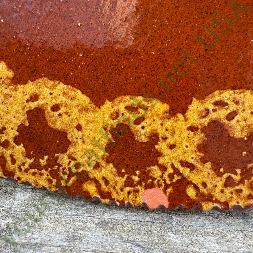 1984 Foltz Redware Bunny Charger