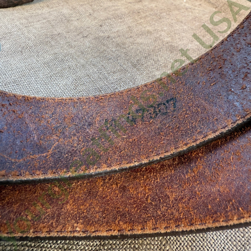 1993 Brown Tooled Leather Belt Brighton belt