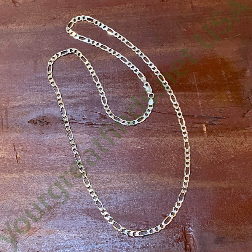 26 Long Heavy Figaro Chain 4.7 Mm