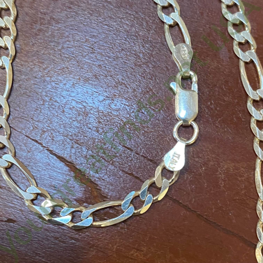 26 Long Heavy Figaro Chain 4.7 Mm