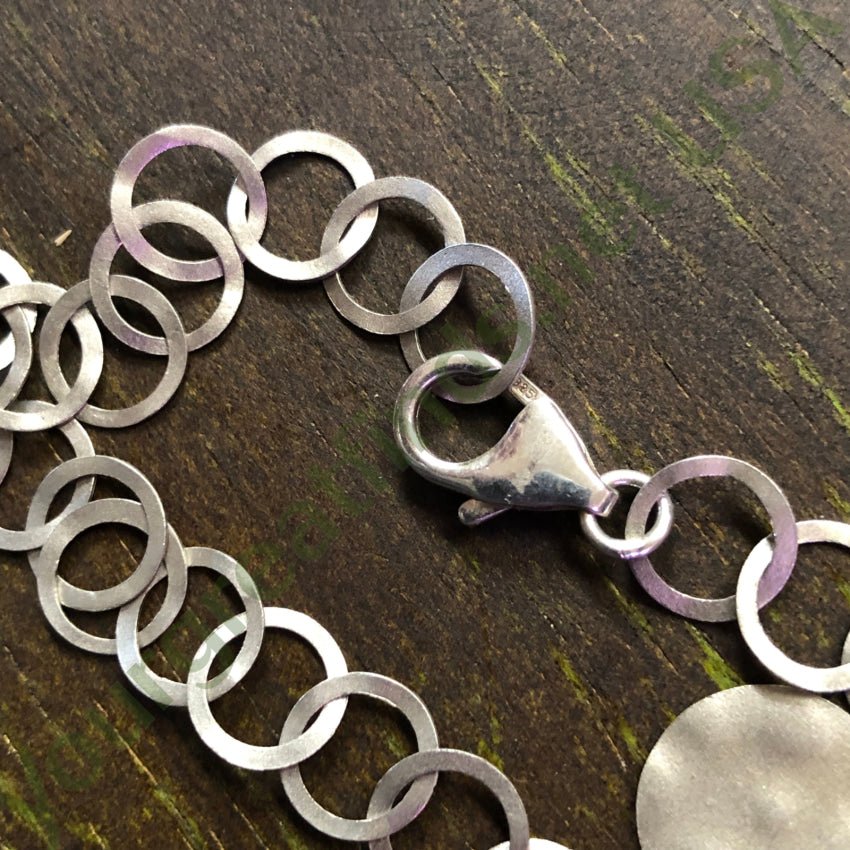 43.5’’ Long Sterling Silver Confetti Chain Necklace Chain