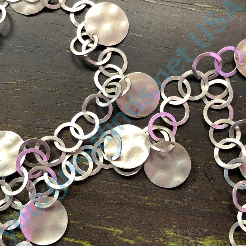 43.5’’ Long Sterling Silver Confetti Chain Necklace Chain