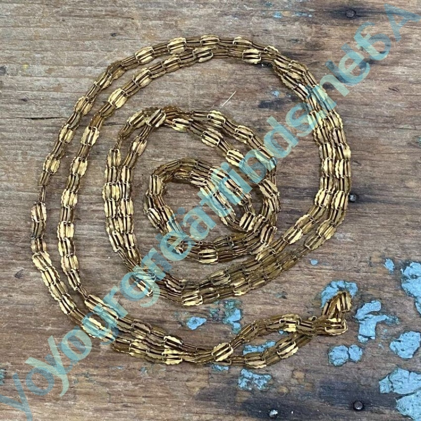 50 Inch Long Victorian Gold Filled Chain Yourgreatfinds
