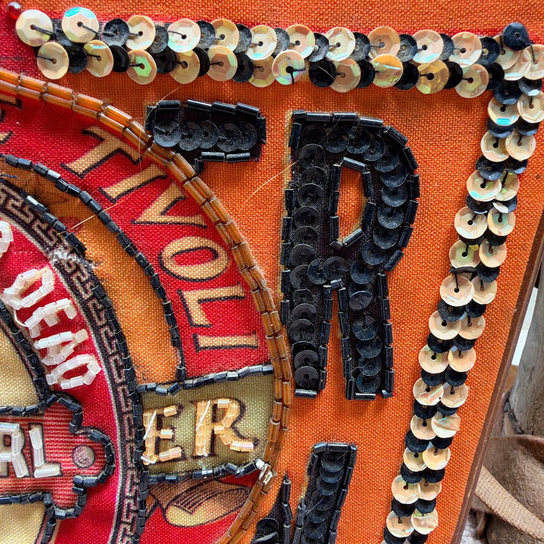 Far Nine Wooden Cigar Box Purse Beading