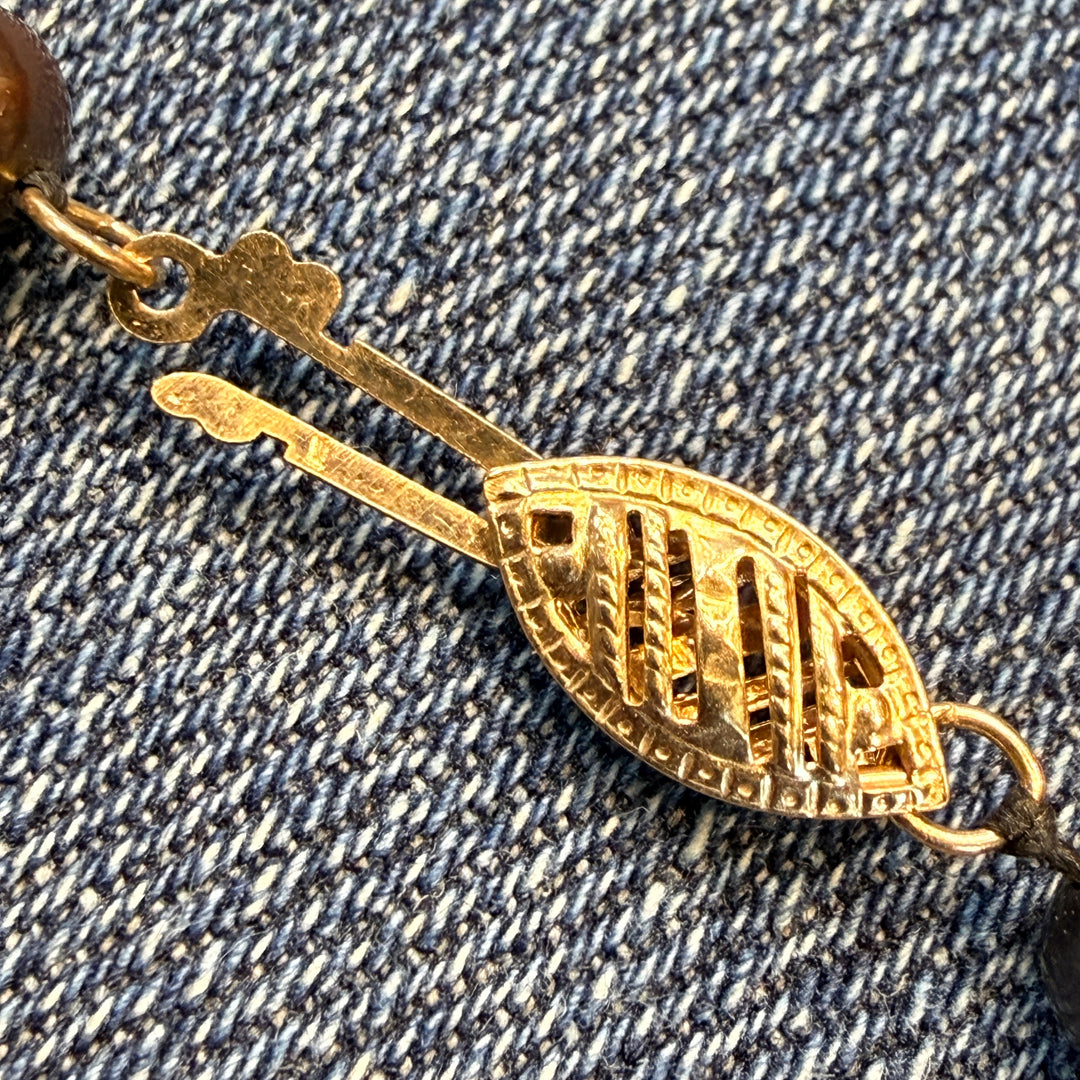 Genuine Black Cultured Pearl Necklace