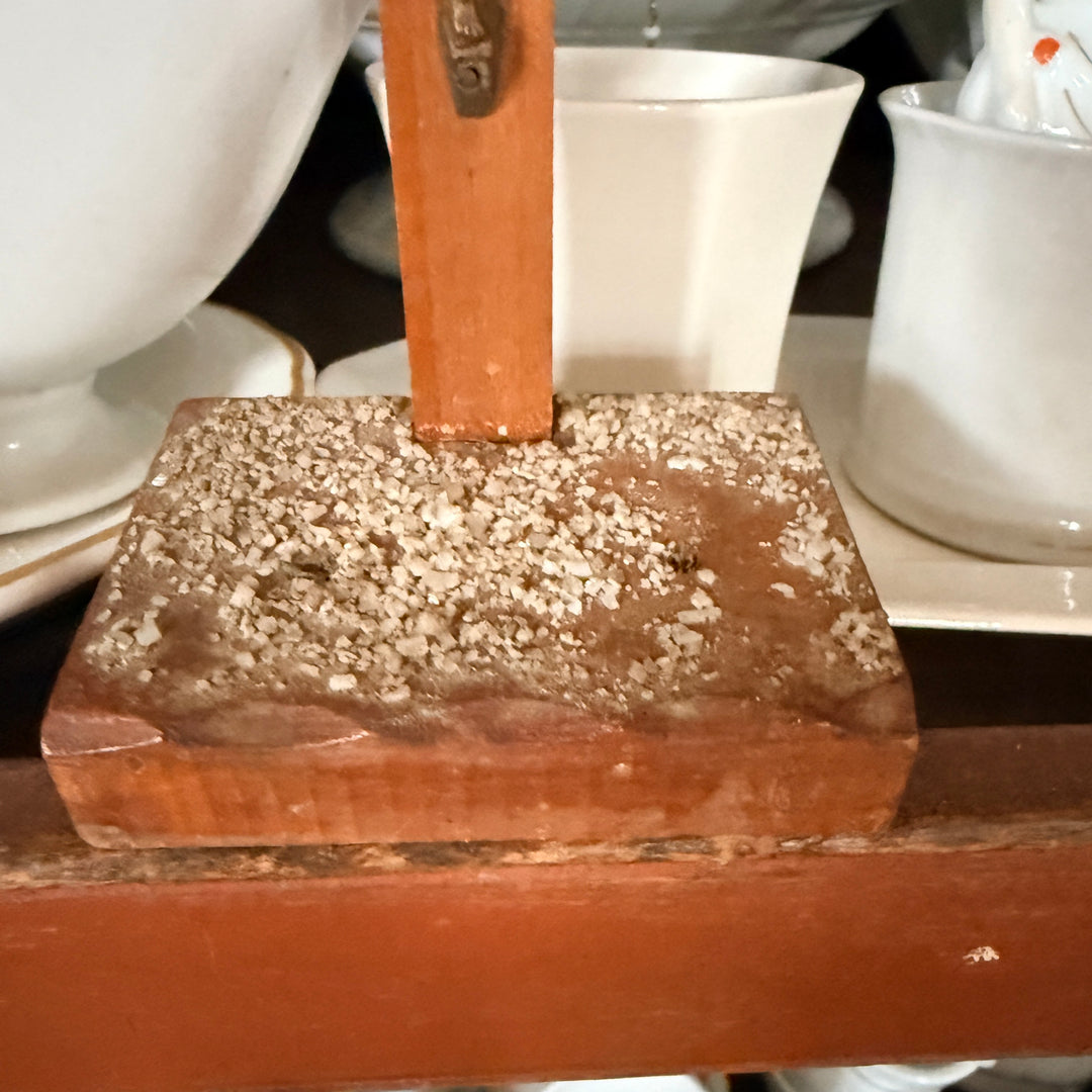 Vintage Wooden Freestanding Crucifix