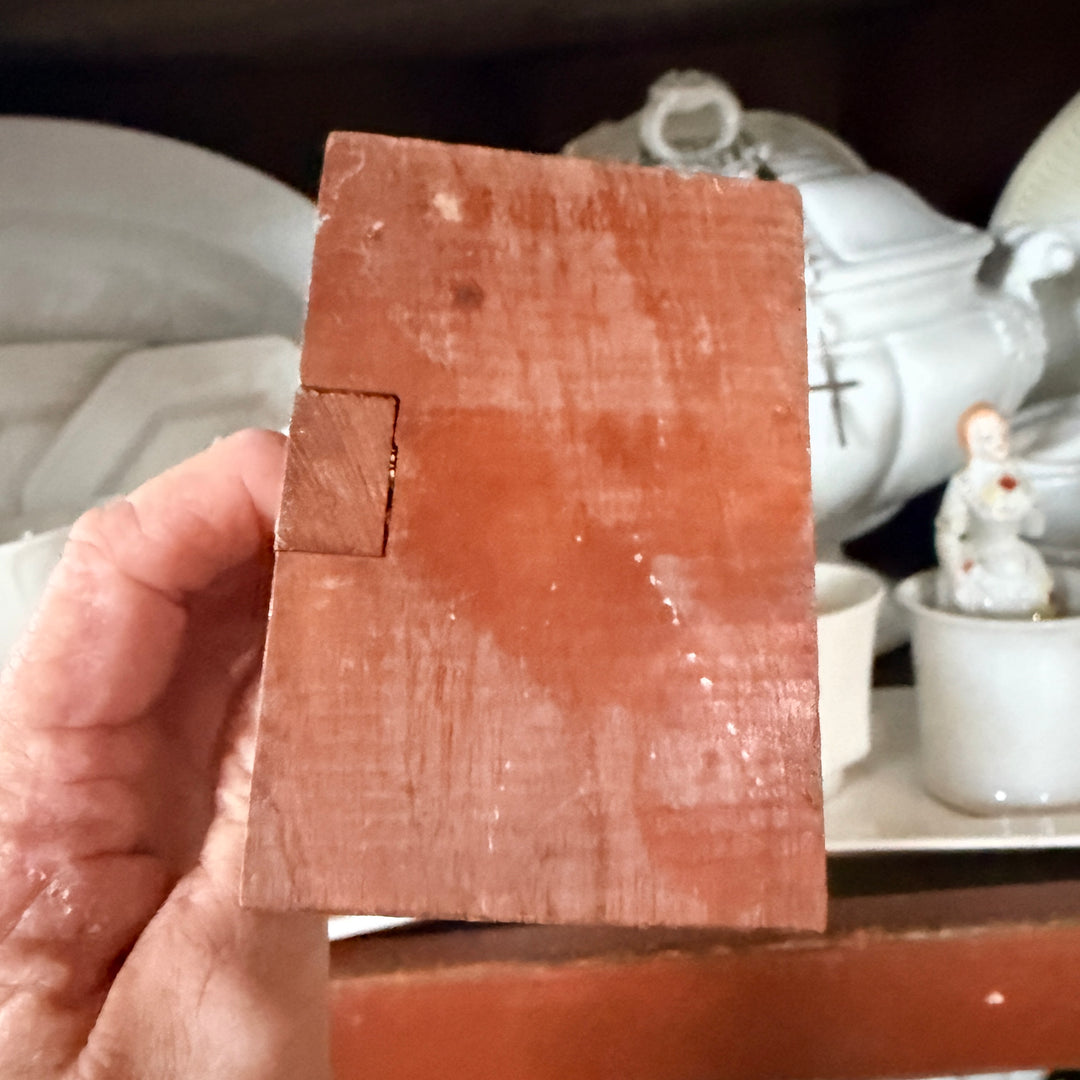 Vintage Wooden Freestanding Crucifix