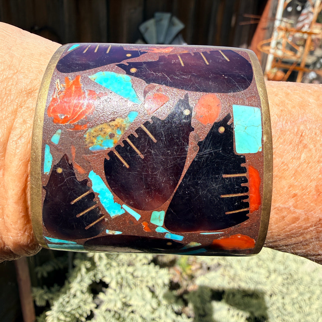 Vintage Inlay bracelet by Turza Wells & Andrew Shows