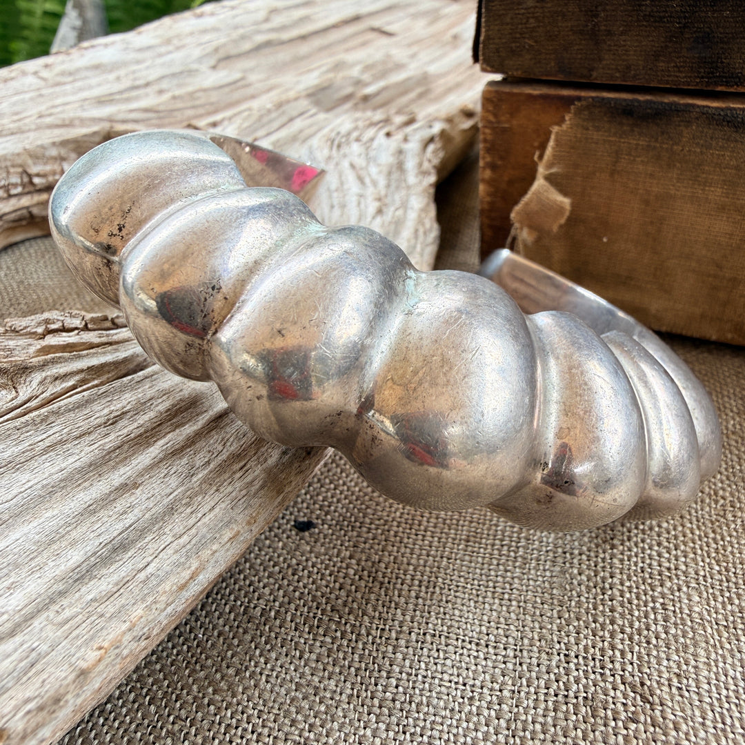 Bold Sterling Silver Cuff Bracelet