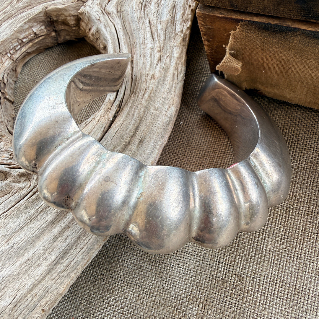 Bold Sterling Silver Cuff Bracelet
