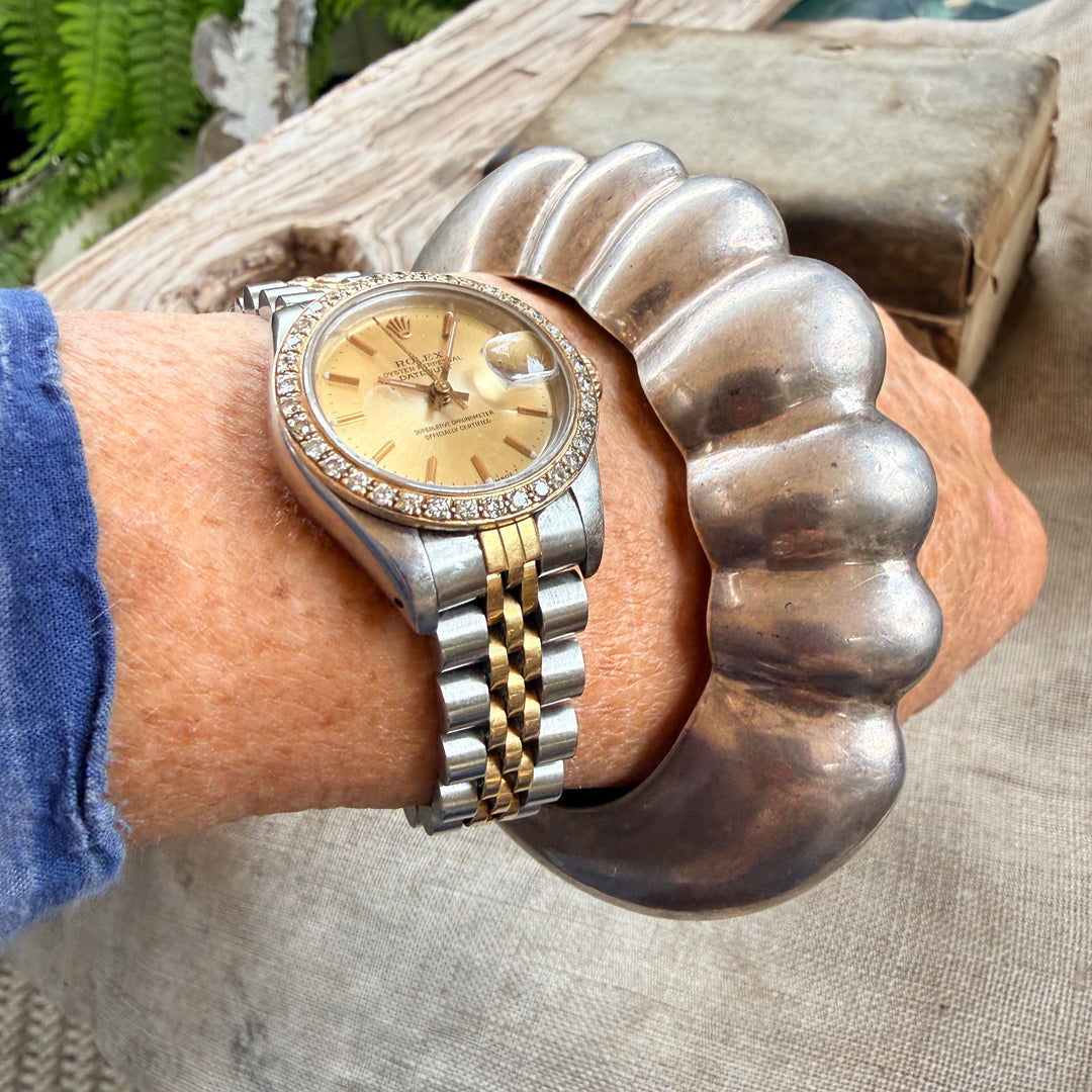 Bold Sterling Silver Cuff Bracelet
