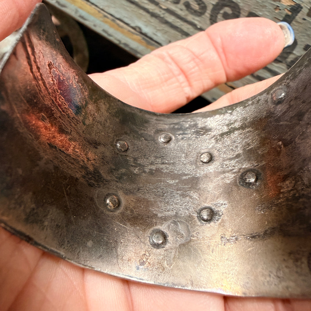 Vintage Sterling Silver & 1923 Liberty Dollar Buffalo Nickel Cuff Bracelet