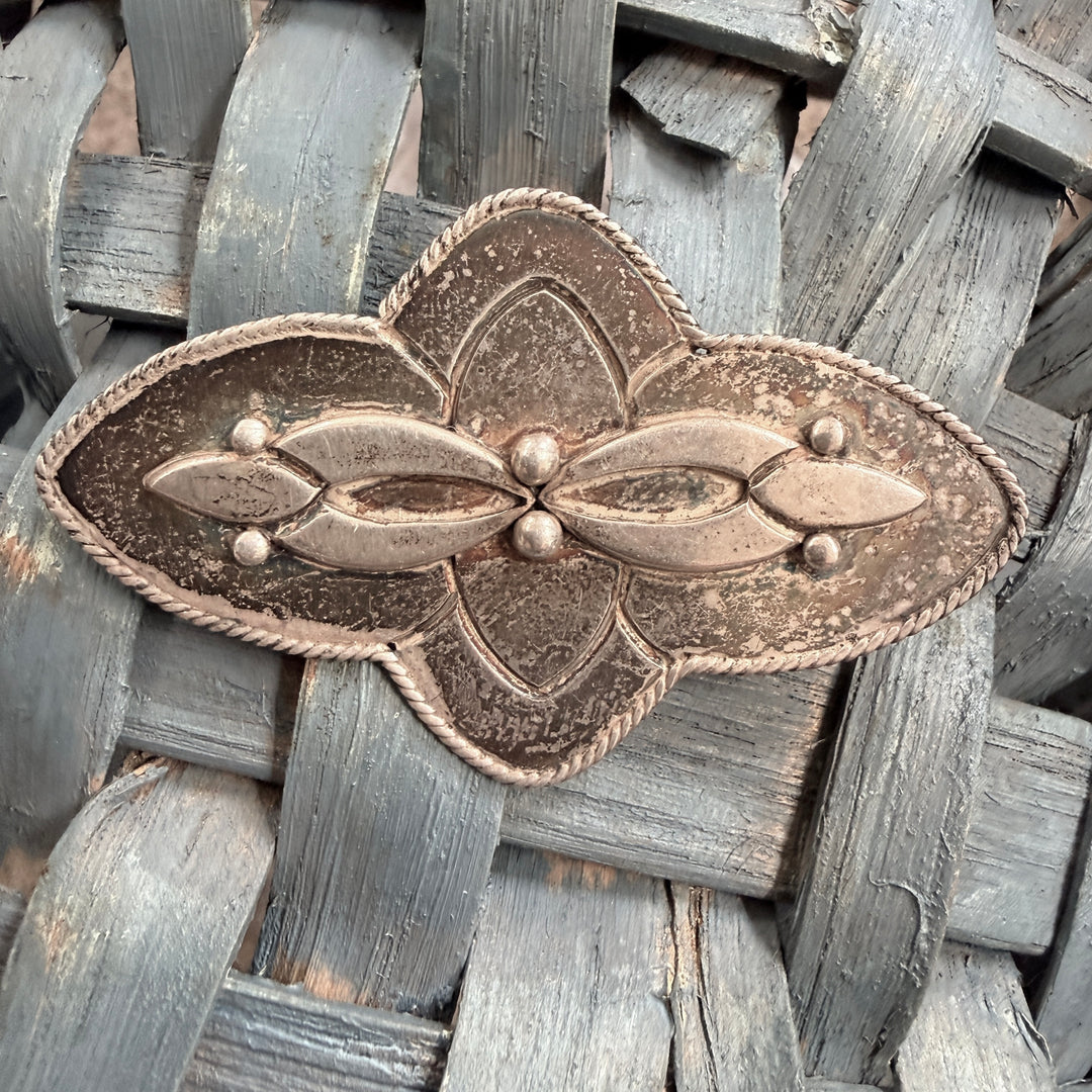 Large Vintage Sterling Silver Brooch Pin