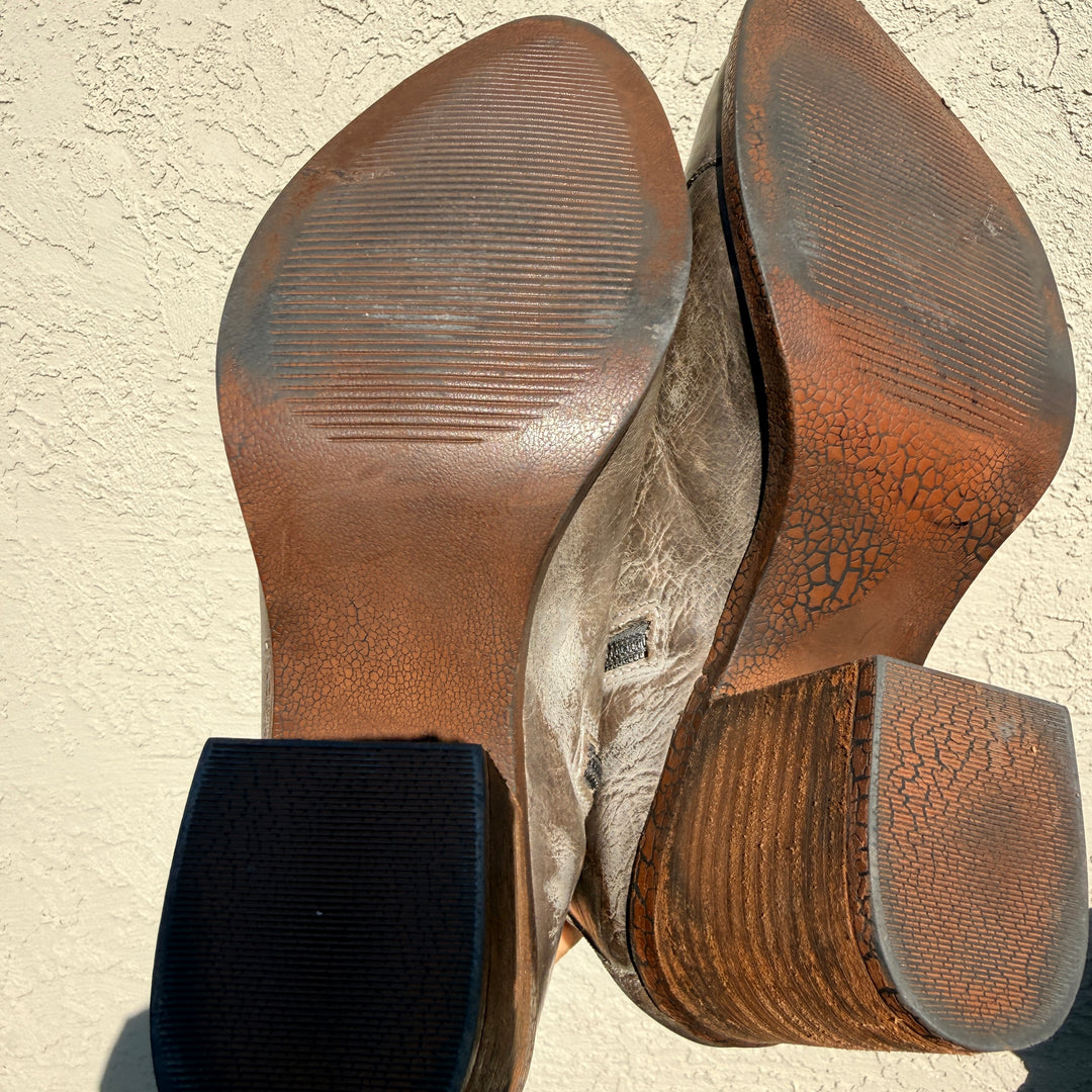 Freebird Leather Claire Zipper Boots Size 10