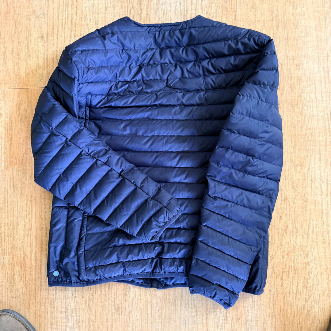 Hunter Women's Original Midlayer Puffer Jacket Navy Collarless M