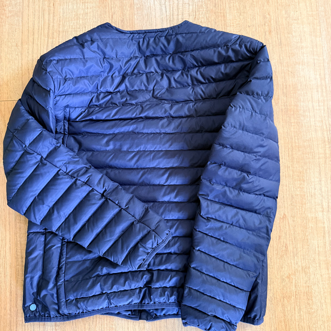 Hunter Women's Original Midlayer Puffer Jacket Navy Collarless M
