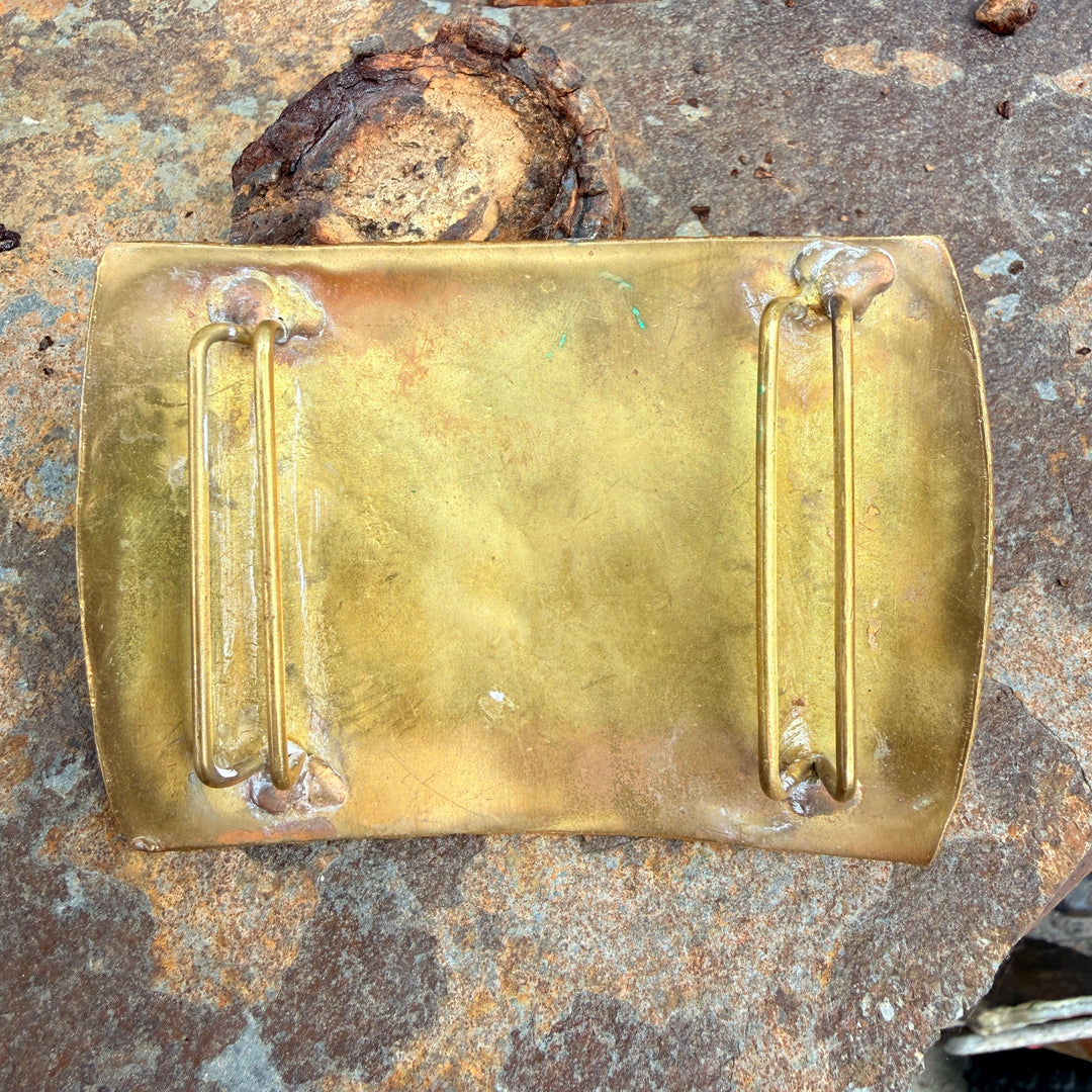 Mid-Century Brutalist Belt Buckle