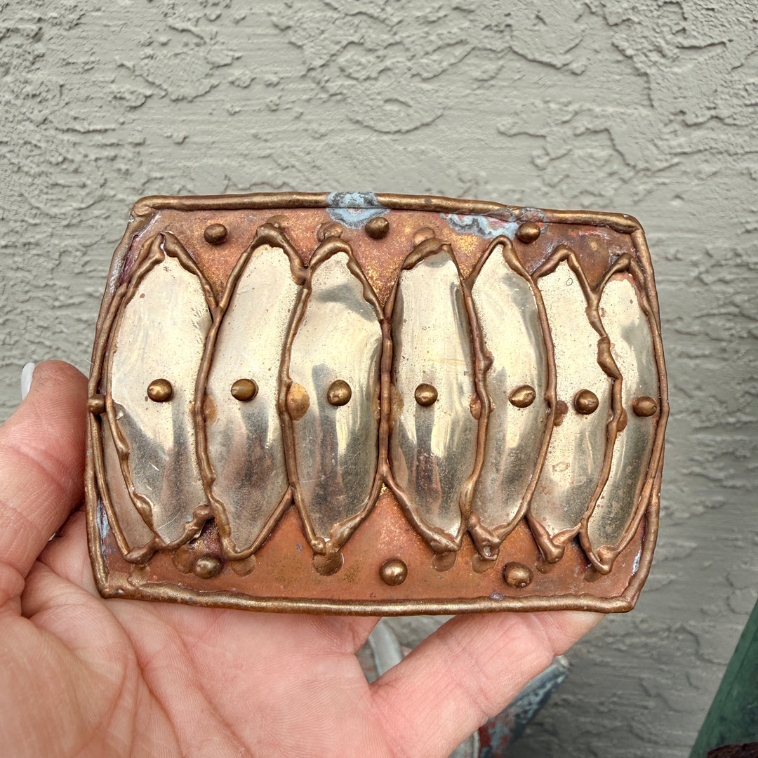 Mid-Century Brutalist Belt Buckle