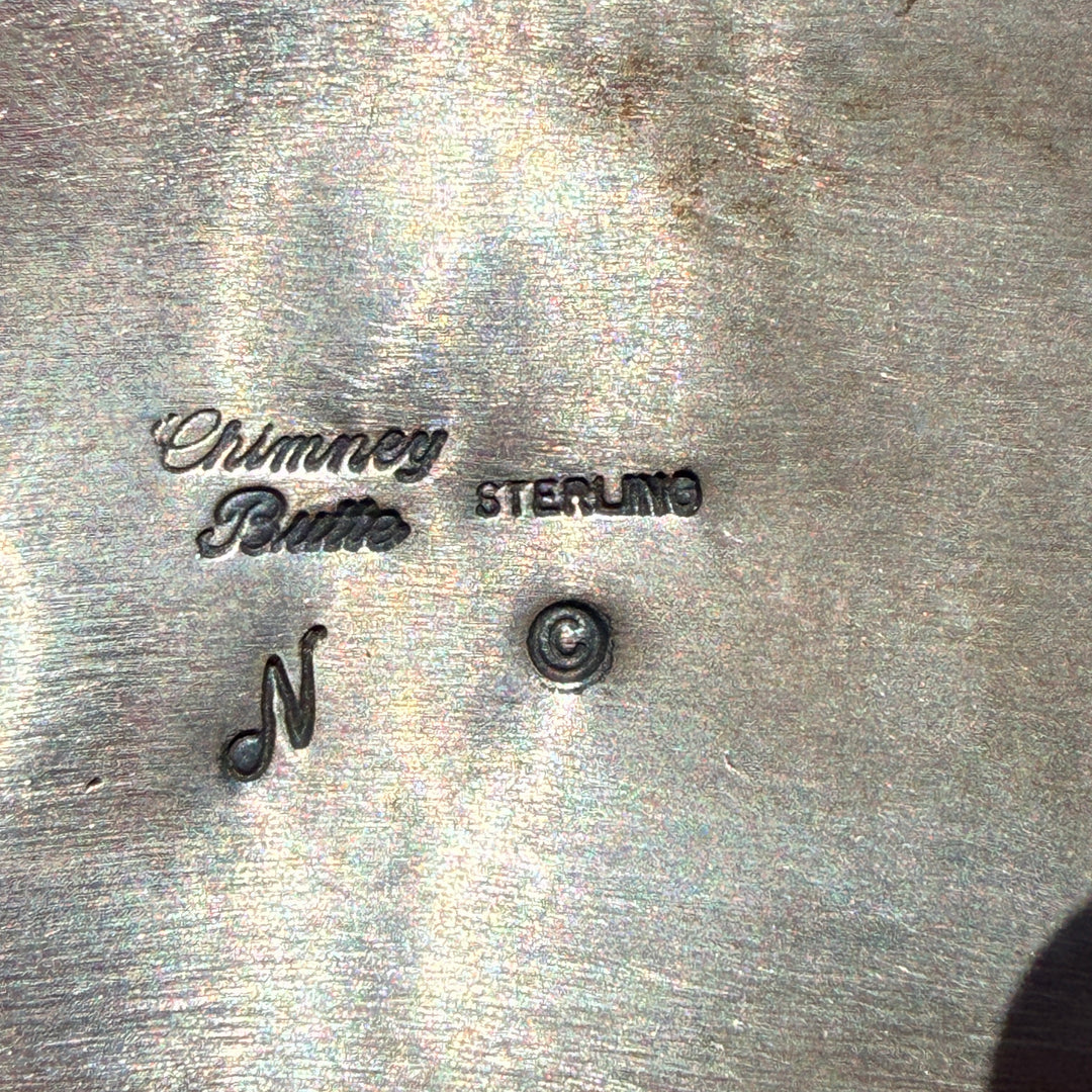 Chimney Butte & Nuguematz Rocks & Stars Sterling Silver Cuff Bracelet