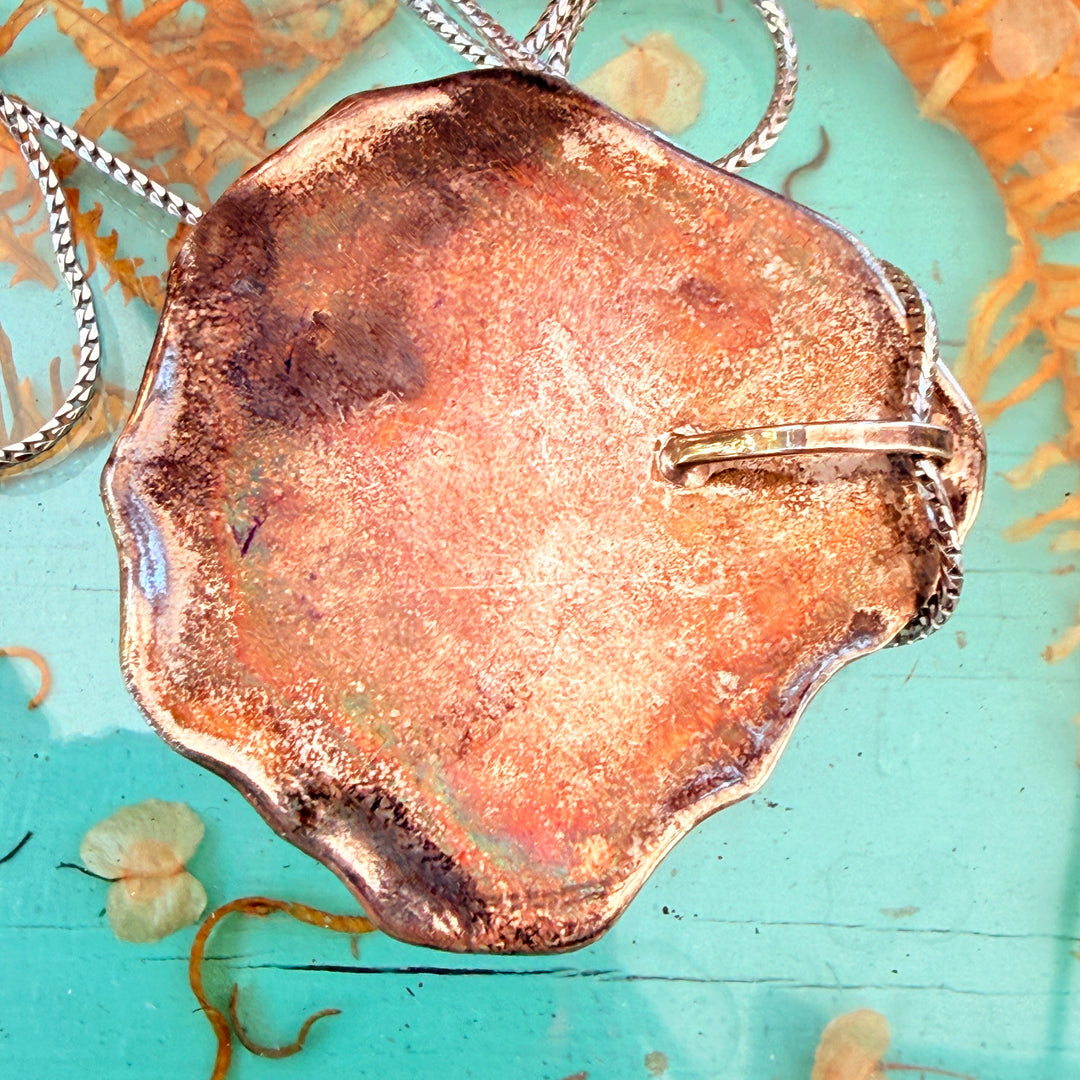 Vintage Sterling Silver Cripple Creek Turquoise Necklace