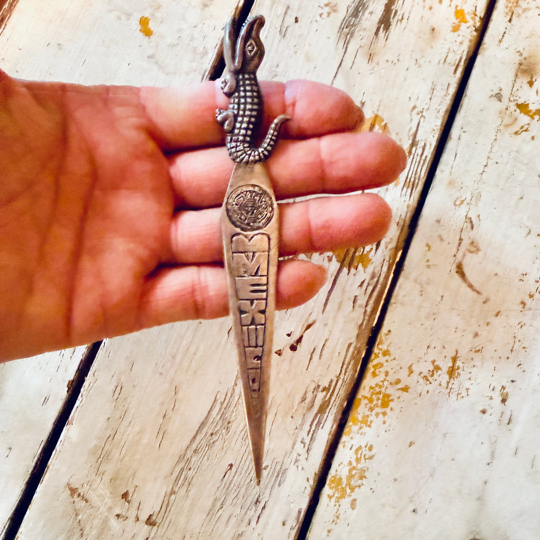 Vintage Mexican Sterling Silver Letter Opener