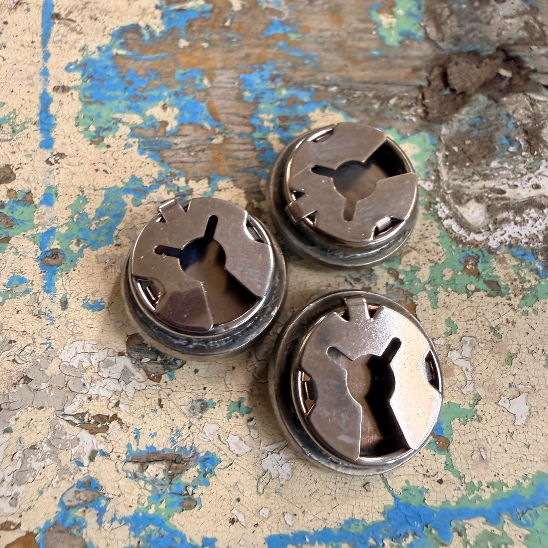 Set of 3 Indian Head Nickel Button Covers