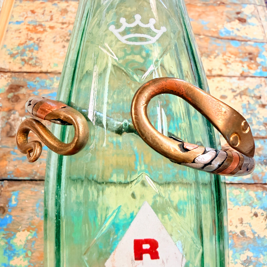 Handmade Copper Brass Nickel Silver Snake Bracelet