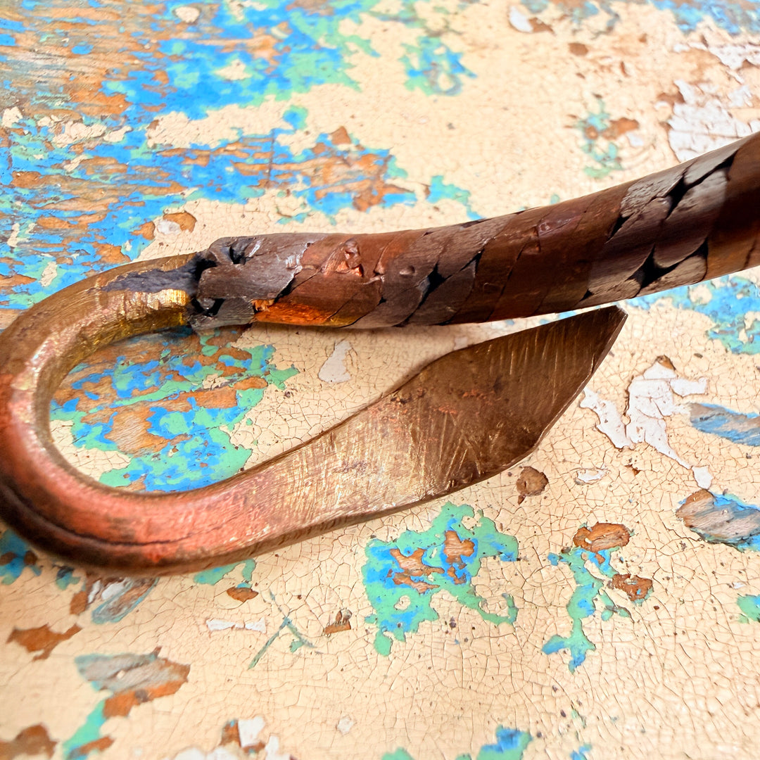 Handmade Copper Brass Nickel Silver Snake Bracelet