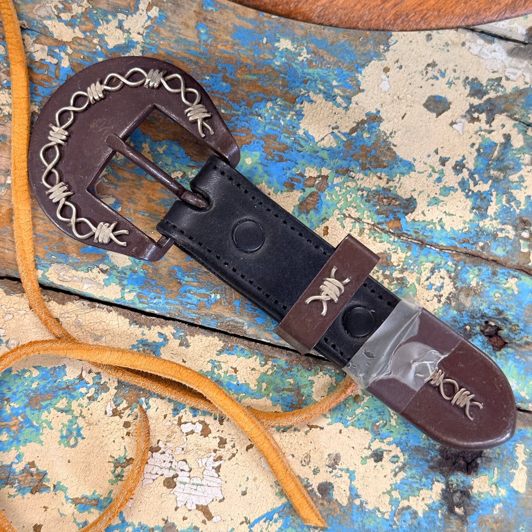 Vintage Western Ranger Belt Buckle Set