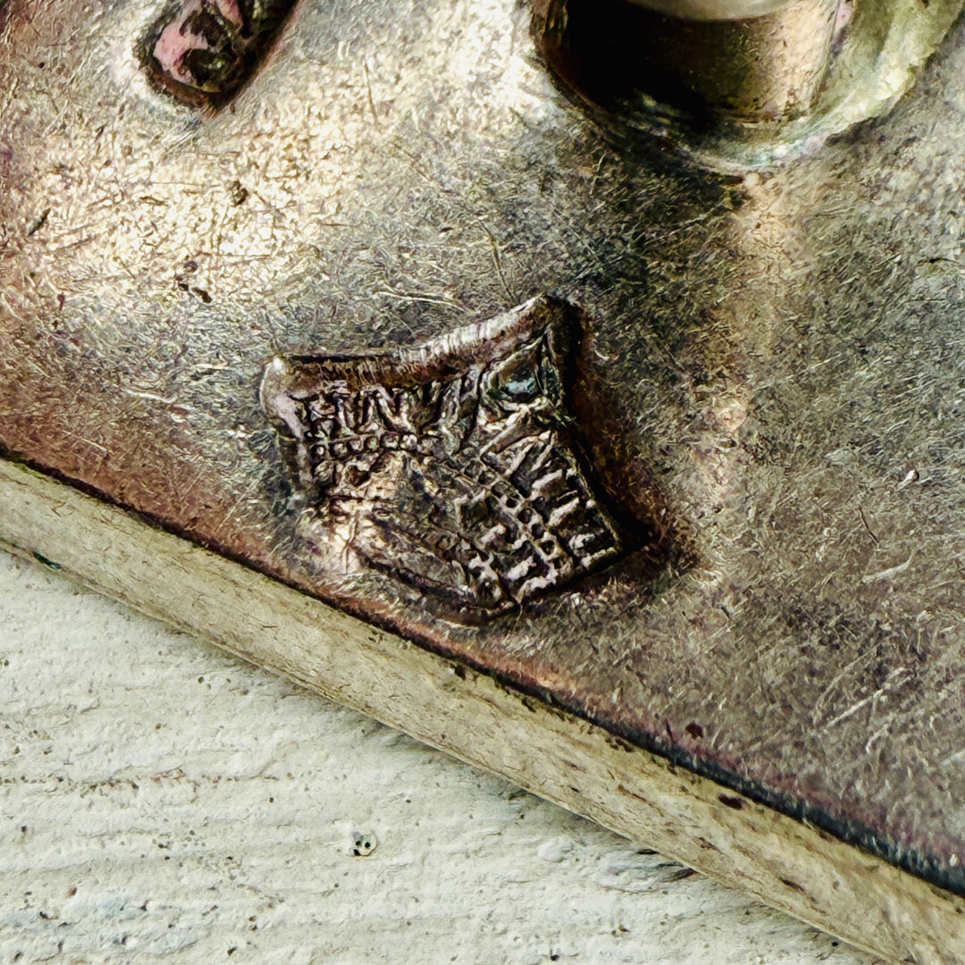 Rare! Antonio Pineda 970 Silver & Obsidian Cufflinks Mexico
